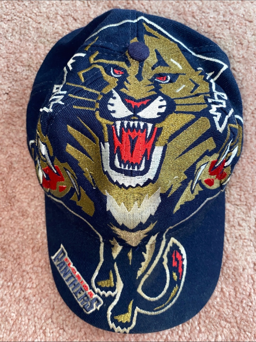 RARE Vintage Florida Panthers Embroidered SnapBack Hat